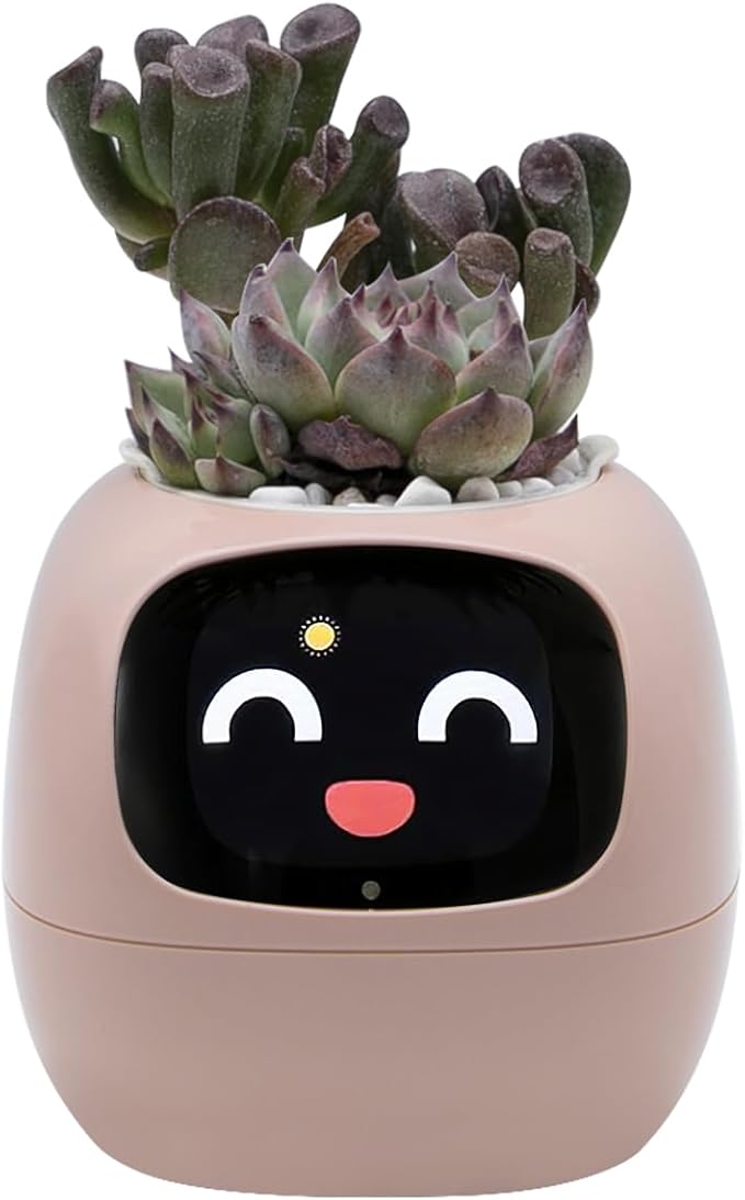 AI-Powered Planter with Mood Display & Care Alerts 🎄📱