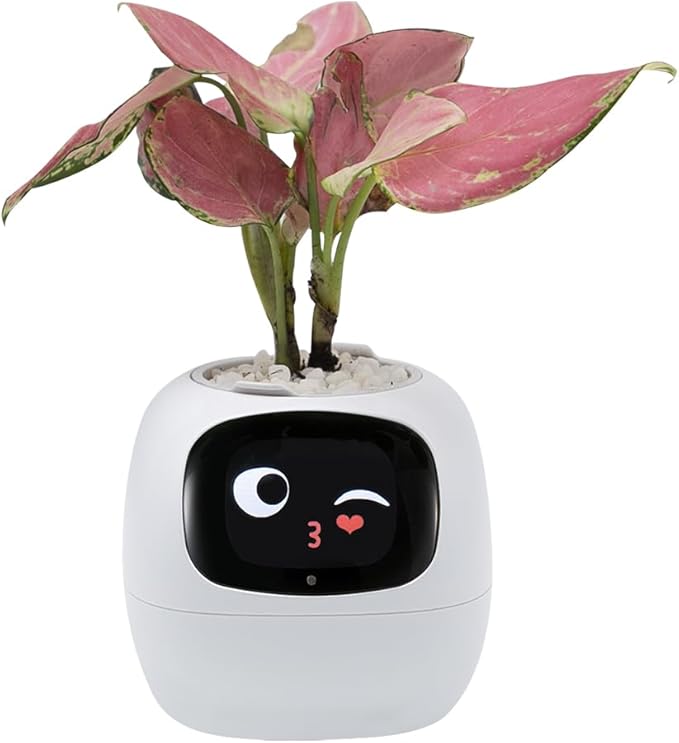 AI-Powered Planter with Mood Display & Care Alerts 🎄📱