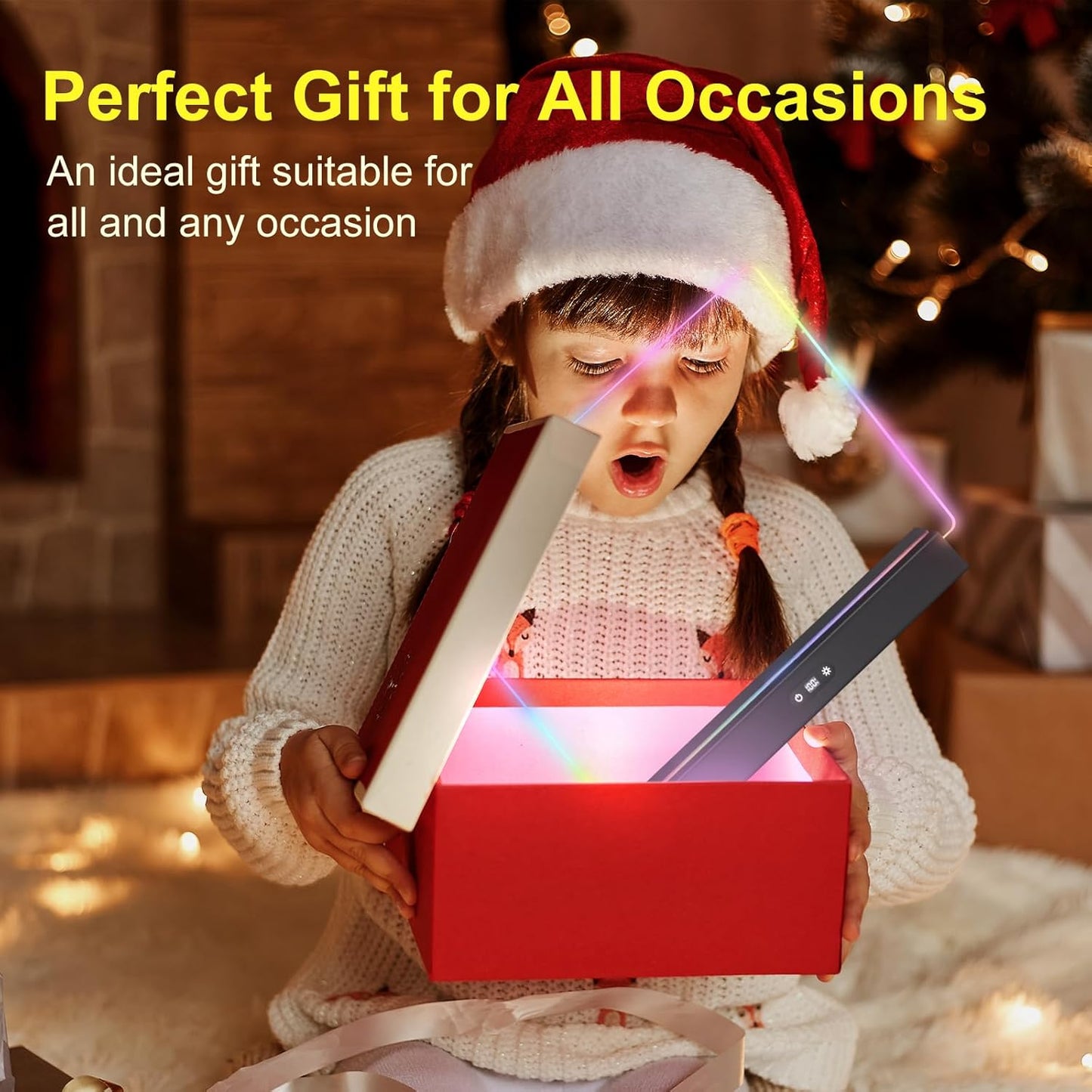 Rechargeable LED Glow Board 💡: 9 Light Modes for Messages & Decor 🎨✨🎁