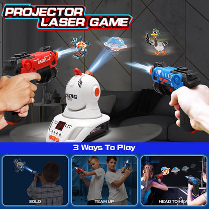 Interactive Laser Tag with Smart Projector – Family Fun! 👨‍👩‍👧‍👦⚡