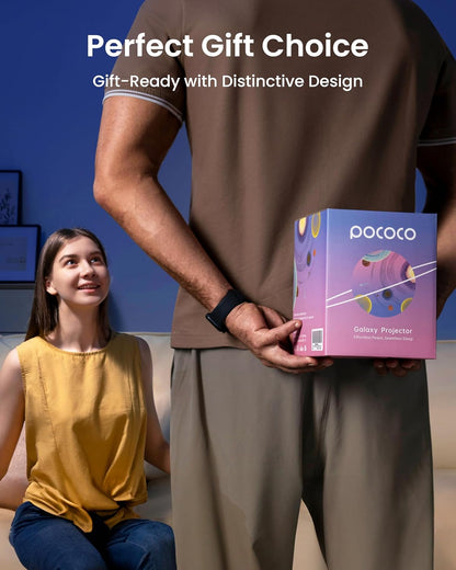 Galaxy Star Projector ⭐ | 5K HD Planetarium with Interchangeable Discs for Sleep & Relaxation ✨🛌